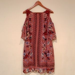 NWT Laundry by Shelli Segal cutout sleeve dress